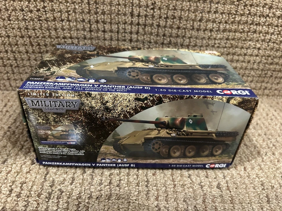 Corgi 1:50 Panther Ausf D, N. Bavaria - Defense of Reich April 1945, No. CC60215 - Image 3 of 4