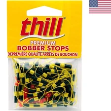 Premium High-Visibility Bobber Stops - Durable Design - Long Lasting - 40 Pack