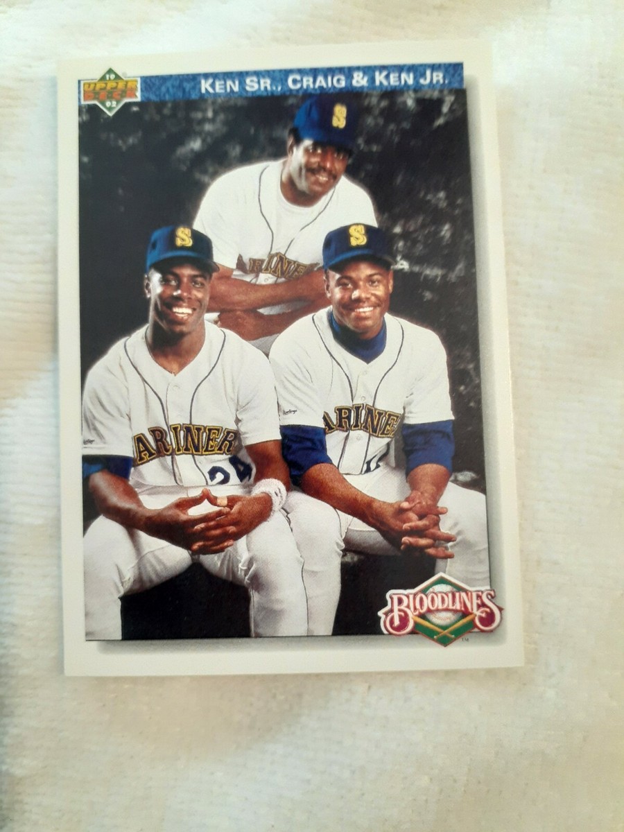 kenページ 1992 Upper Deck Ken Sr., Craig & Ken Jr. Griffey Bloodlines