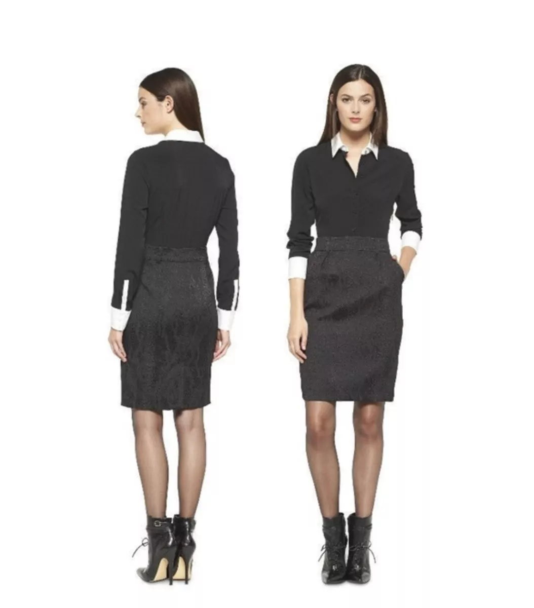 Altuzarra By Target Pencil Dress Black White Size 4