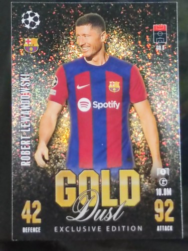 TOPPS MATCH ATTAX CHAMPIONS LEAGUE 2023/2024 ALL GOLD DUST EXCLUSIVE EDITION - Picture 9 of 20