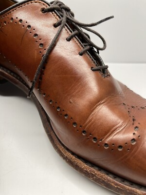 Allen Edmonds Fairfax Walnut Whole Cut Brogue Oxford Dress  display picture 2