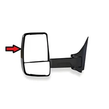 Velvac 716103 Exterior Mirror Glass; Replacement For 2020XG Mirror Models; Left