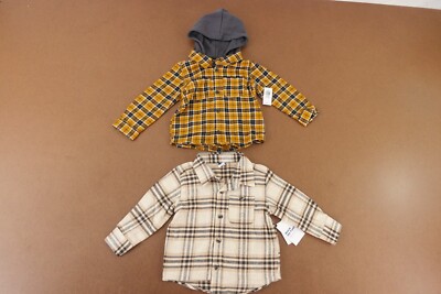 Old Navy Baby Size 18-24 Months Plaid Flannel Long Sleeve Shirts