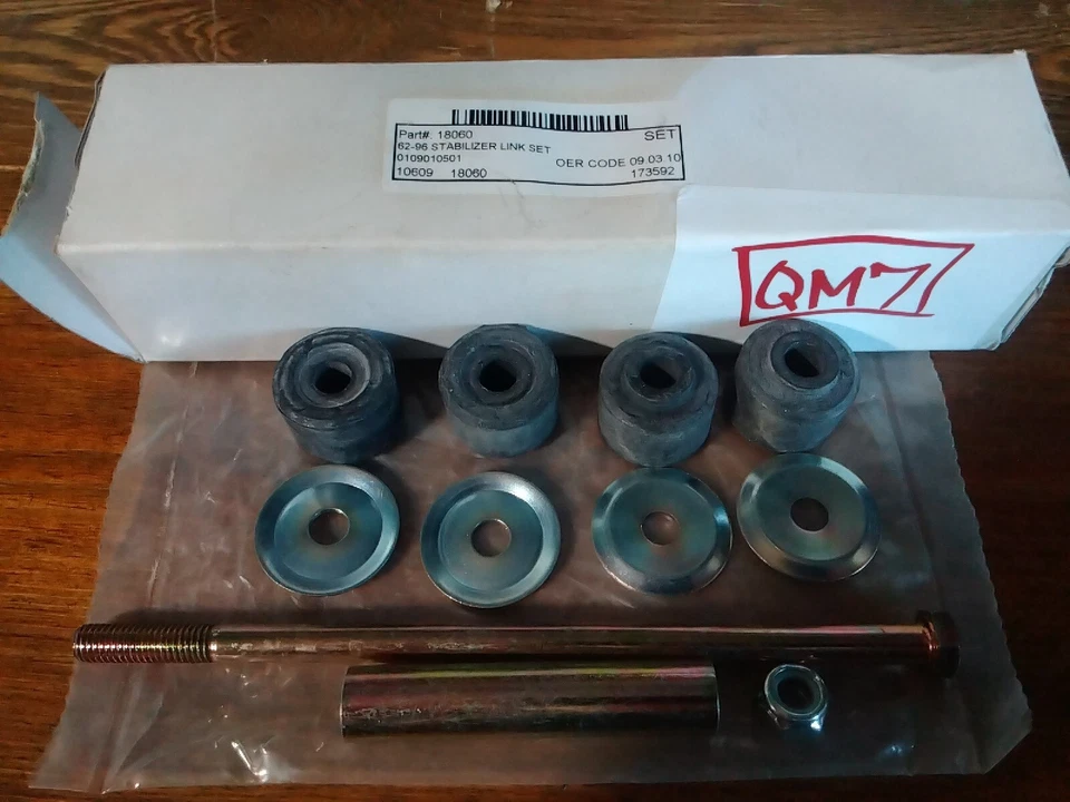 Sway Bar Link 套件 TRW 18060 适合 1968 - 96 Olds 别克凯迪拉克雪佛兰 GMC 庞蒂亚克 — 第 3/4 张图片