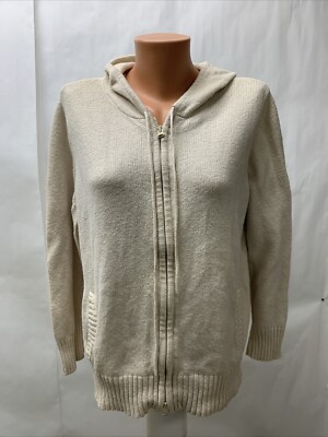 Avenue Womens 18 20 Hoodie Zip Cardigan Sweater Long Sleeves