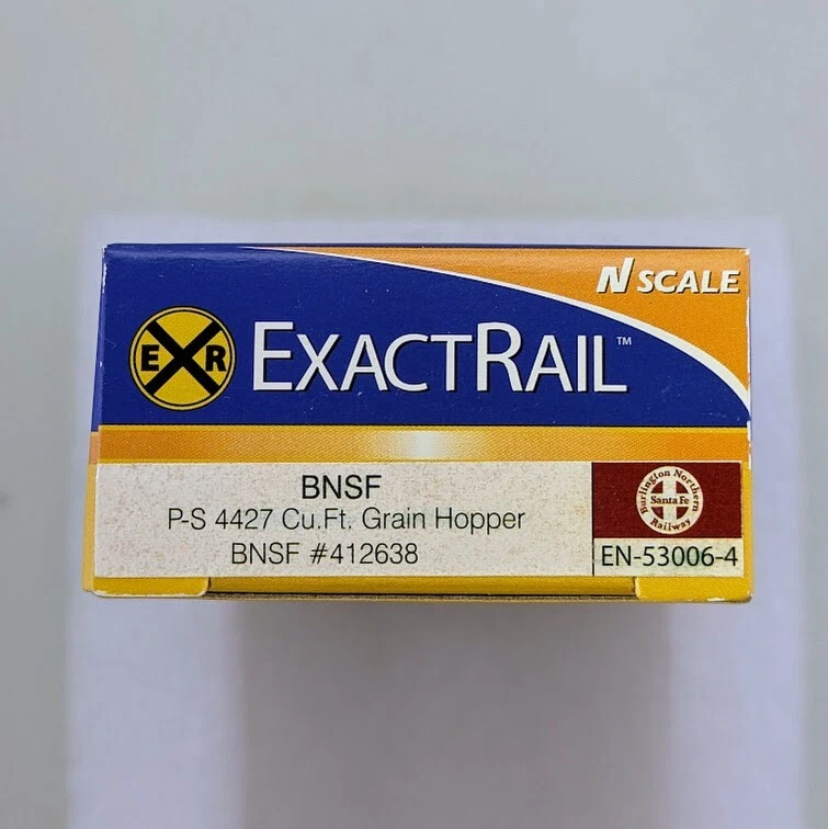 ExactRail EN-53006-x N Scale P-S 4427 Cu Ft Grain Hopper - BNSF - Image 3 of 3