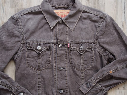 LEVIS TYPE 1 CORD JACKE GR. M BRAUN SEHR GUTER ZUSTAND CORDUROY 00ER JAHRE Y2K - Bild 2 von 10