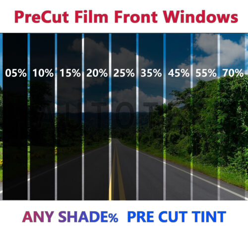 PreCut Film Front Two Door Windows For Dodge Grand Caravan 2008-2020 Glass Tint - Picture 3 of 11
