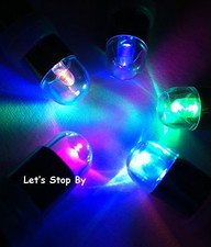12 LED RGB mini Submersible balloon paper lantern light Wedding Party Floral