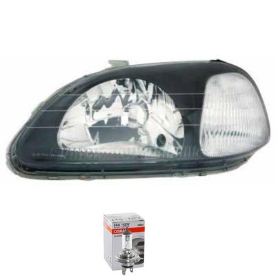 Scheinwerfer rechts H4 für Honda Civic VI Stufenheck Hatchback inklusive Lampen