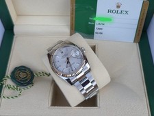 Rolex Datejust 116234 Silver Roulette Dial 2018