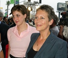 Jamie Leigh Curtis daughter Annie arrive opening night Mel Brooks- 2003 Photo