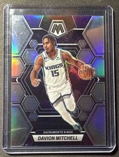 2022-23 Panini Mosaic Davion Mitchell Silver Prizm #198 Kings