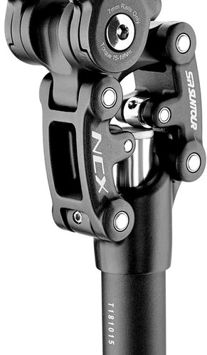 Suntour Federsattelstütze SP12-NCX – 27,2 mm 400 mm, für 65–95 kg - Bild 2 von 3