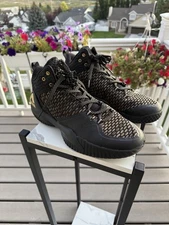 PEAK MEN'S BLACK ATHLETIC SHOES, SIZE 11 MED, EXCELLENT NEW CONDITION