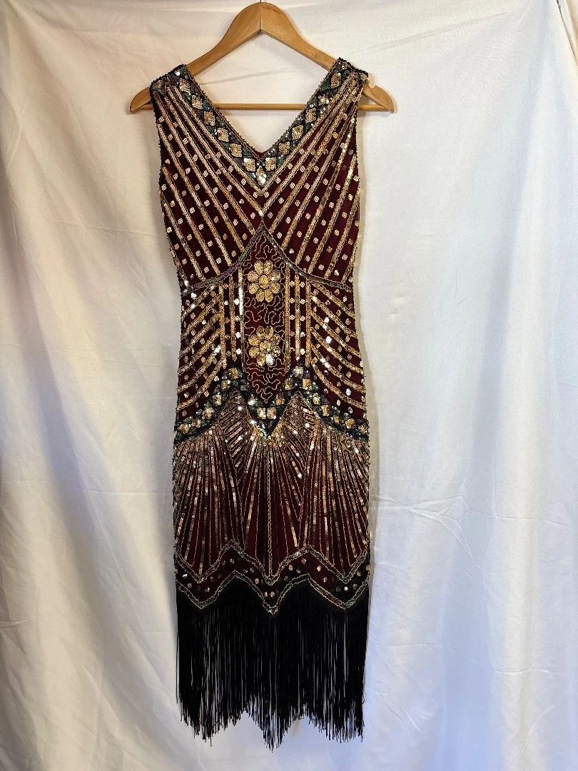 green emerald velvet dress ZAPAKA Black and Pink Gatsby 1920s Dress Mermaid 1920s Formal Party Flapper  Dress – ZAPAKA UK