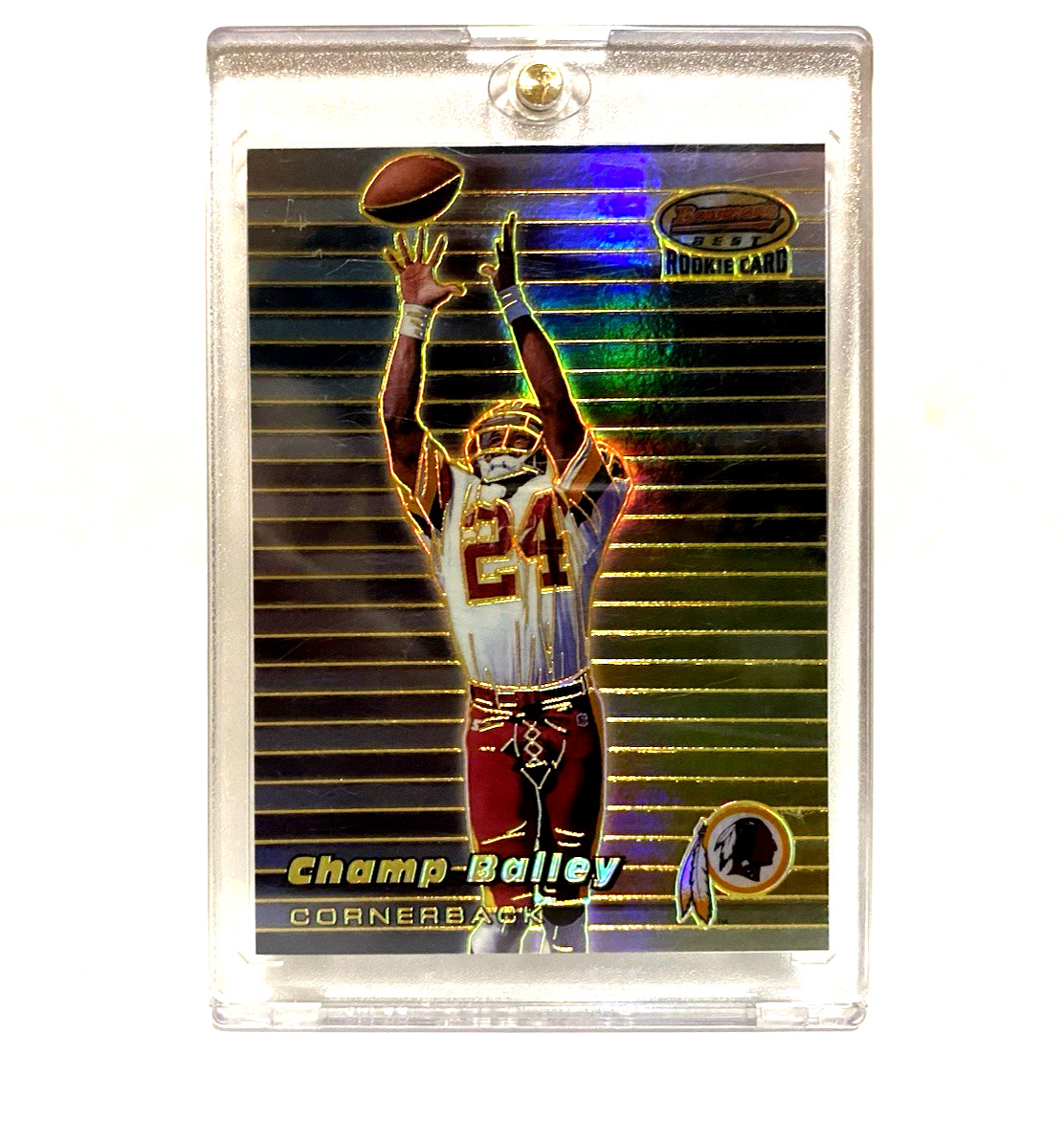 1999 Bowman's Best Refractor /400 Champ Bailey #126 Rookie RC HOF