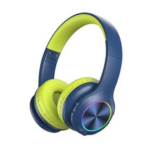 Kids Bluetooth 6.0 Headphones with LED Light, 85Hours Playtimes, Type-C Fast ...