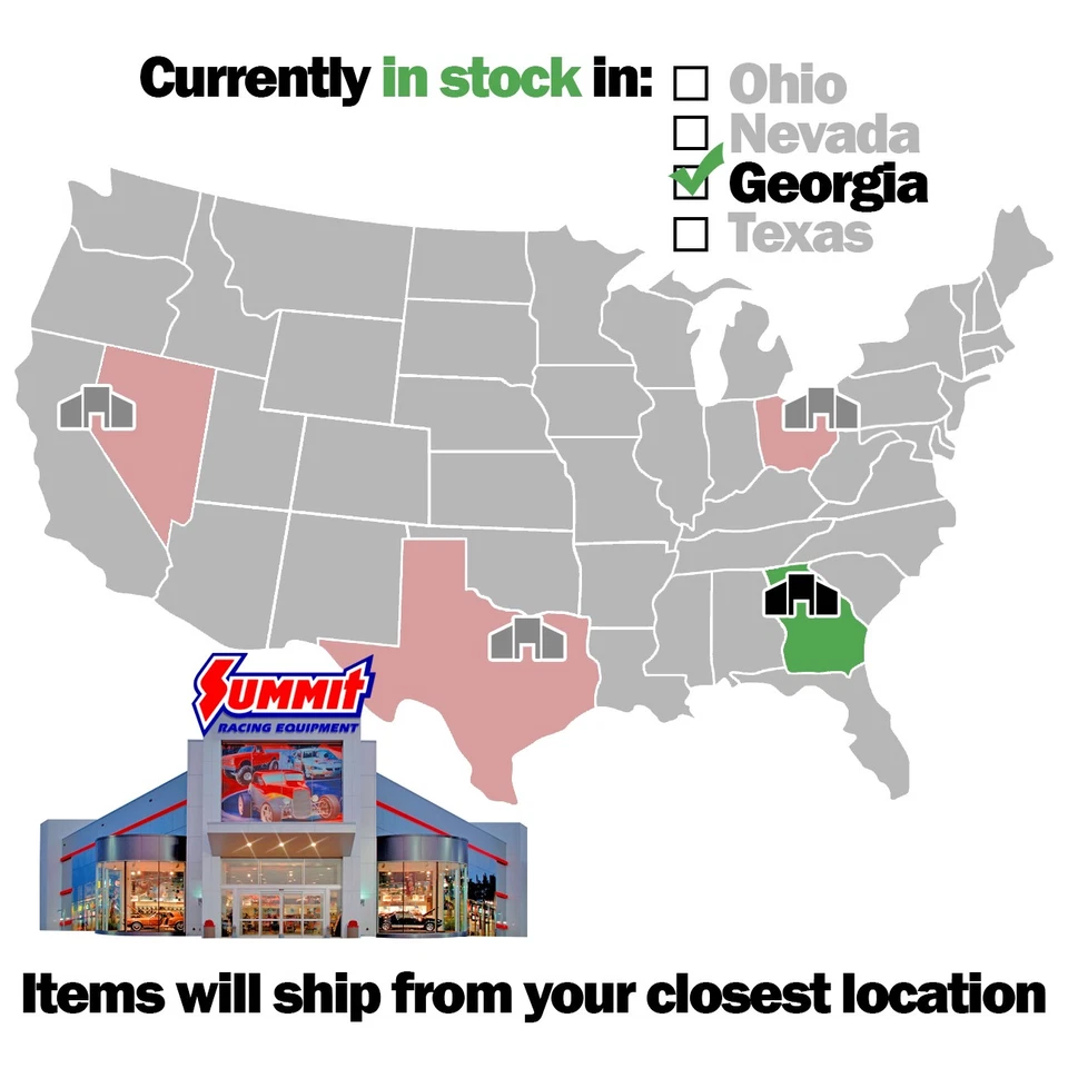 Summit Racing 380489 Radiator Direct Fit Alum. Fits Jeep CJ5 CJ6 CJ7 Each Foto 3 de 3