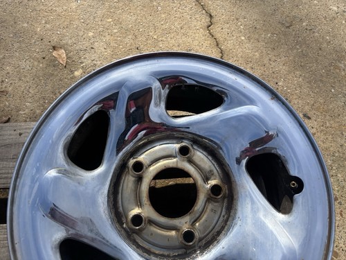 97-01 Dodge Truck Chrome Clad Steel OEM Wheel 16x7 5 Spoke 515 - Picture 2 of 18