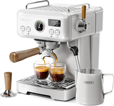 H10Plus Espresso Machine - Programmable, Stainless Steel, Smart Display