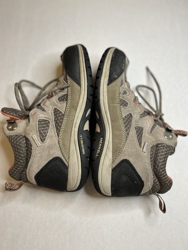 Merrell Damen 6,5 M Wanderschuhe wasserdicht Luftpolster Aluminium koralle - Bild 8 von 9
