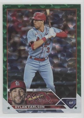 2023 Topps Series 2 Green Foil /499 Dylan Carlson #624 0c6