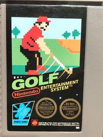 Golf Nintendo NES PAL GBR 5 Schrauben Mattel Cartridge getestet funktioniert mit Schutz