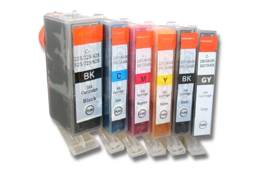 6 Druckerpatronen für Canon Pixma MG5150 IX6550 MG5200 MG5100 +Chip 64ml
