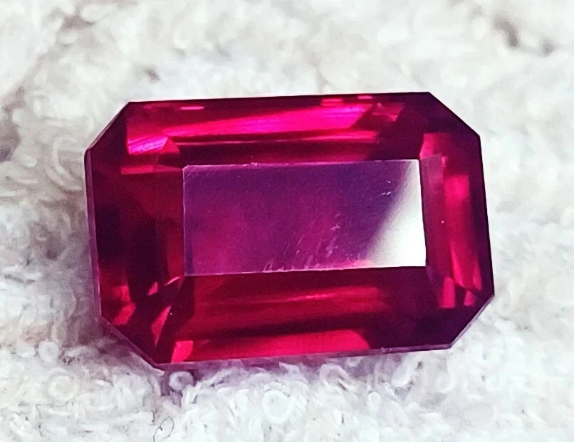 Certified Natural Ruby Beautiful Emerald Shape 18.20 Ct Loose Gemstone - Image 2 of 4