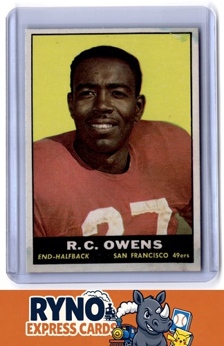 R.C. Owens #61 1961 Topps card