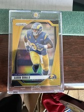 2024 Aaron Donald True Gold Prizm /10 Panini Prizm