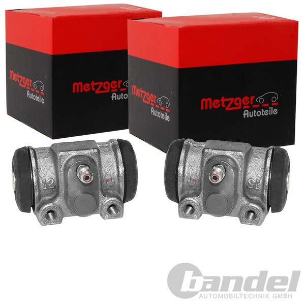 2X Metzger Radbremszylinder 25,4Mm Passend FüR CitroËN Jumper Fiat Ducato-image
