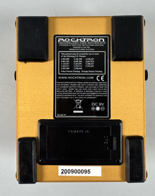 Rocktron Technology Austin Gold Overdrive Guitar Effects Pedal