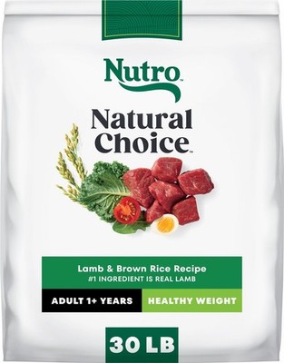 Nutro Natural Choice Adult Healthy Weight Lamb & Brown Rice Recipe Dry Dog Food,