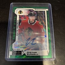 2018-18 opc platinum rookie auto  emerald surge green /10 victor ejdsell