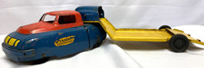 Vintage Wyandotte Pressed Steel Toy Truck Lowboy Trailer All Metal Products Co.
