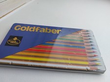Faber-Catell Goldfaber Blechdose 12 Stifte mehrfarbig