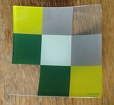 ROSENTHAL Home Designs Glasschale, Schachbrett gelb-grün, 15x15 cm