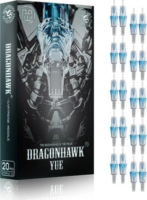 Dragonhawk Yue Magnum Tattoo Needles - 20Pcs 1007M Disposable Tattoo Cartridge