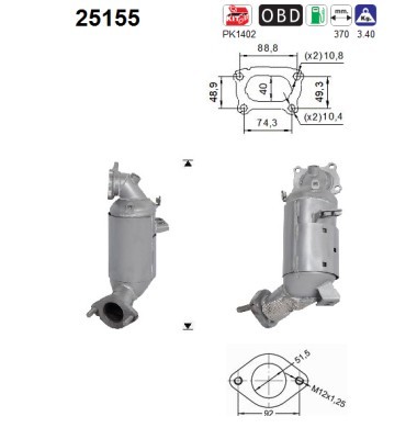 AS Katalysator Passend FüR KIA Picanto JA 1.0 T-Gdi Euro 6-image