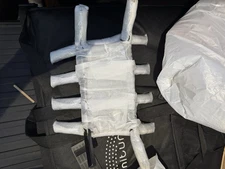 G GOOD GAIN Fireplace Grate with Ember Retainer, 15.5" Heavy Duty Cast Iron I...