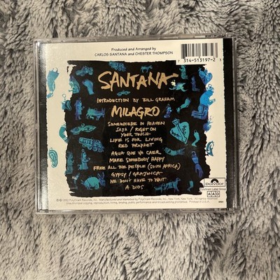 Milagro by Santana (CD, May-1992, Polydor) | eBay
