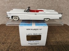 Mini Marque 143 Diecast Mm43 Us36a 1959 Lincoln Continental White Red Int