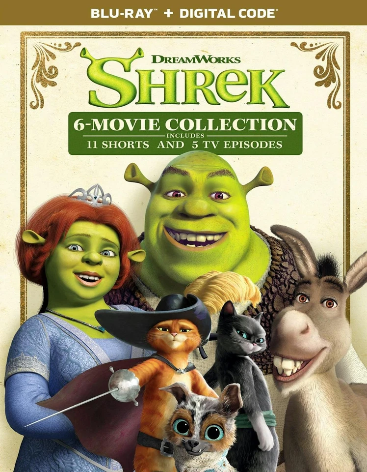 Shrek 6-Movie Collection Blu-ray  NEW Foto 2 de 4