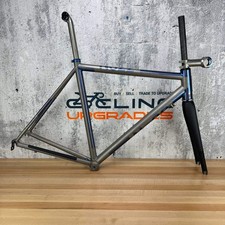 Nº 2016 Cuadro freno llanta 22 Great Divide titanio 54 cm 700c horquilla nueva Enve