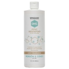 DHS Zinc Shampoo 16 Oz Fast Relief Dandruff Seborrheic Dermatitis Gentle Formula