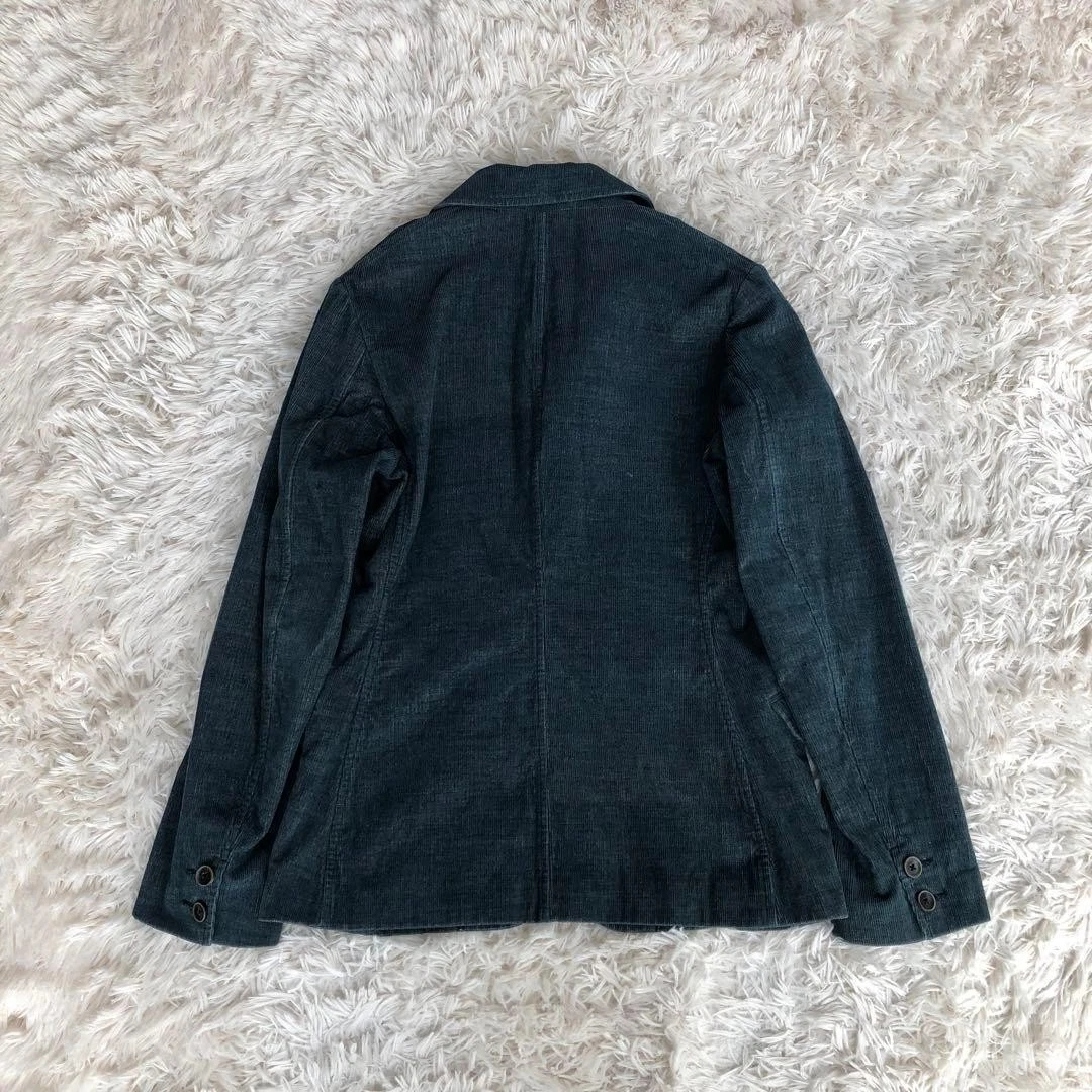 45rpm Indigo Corduroy Jacket Coverall Tailored Jacket Size 3 Shoulder 43cm JPN image 11