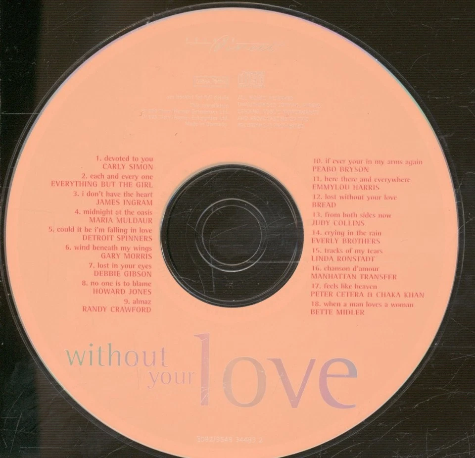 Various Artists Without Your Love (18 Classic Love Ballads) CD Europe Sounds - Bild 3 von 3